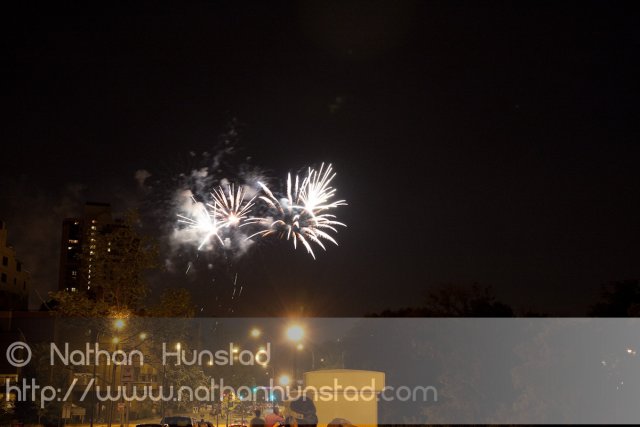 Minneapolis fireworks on 4 July 2010